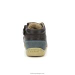 Kickers gazip marrom escuro marinho V24TH848 crianças - Image 4