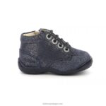 Kickers gulyflow azul marinho metalizado V24TH894 crianças - Image 3