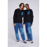Kickers jers de gola redonda preta V24TH1025 unissex - Image 6