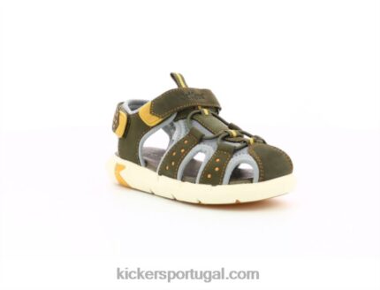 Kickers jumange caqui amarelo V24TH493 crianças