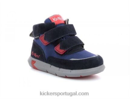 Kickers junibo vermelho marinho V24TH968 crianças
