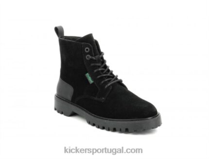 Kickers kick decklock preto V24TH216 mulheres