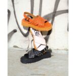 Kickers kick fact tijolo laranja V24TH46 mulheres - Image 9