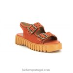 Kickers kick falk brique de laranja V24TH80 mulheres