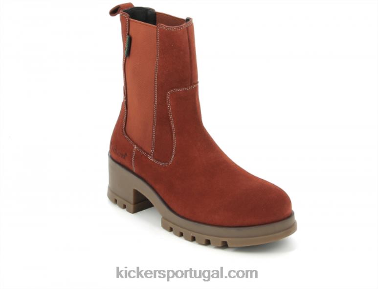 kickers_kick_happy_orange_rouille_v24th215_mulheres.jpg Kickers kick happy orange rouille V24TH215 mulheres - Image 1