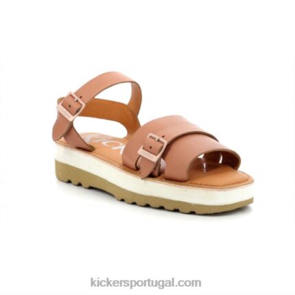 Kickers kick hi sunset bege claro V24TH120 mulheres