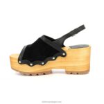 Kickers kick wedge madeira preta V24TH12 mulheres - Image 5