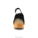 Kickers kick wedge madeira preta V24TH12 mulheres - Image 6