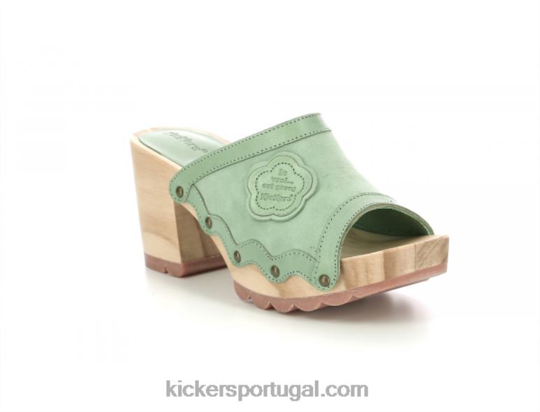 kickers_kick_woodstok_verde_menta_v24th7_mulheres.jpg Kickers kick woodstok verde menta V24TH7 mulheres - Image 1