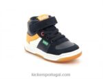 Kickers kickalien marinho branco laranja V24TH1008 crianças
