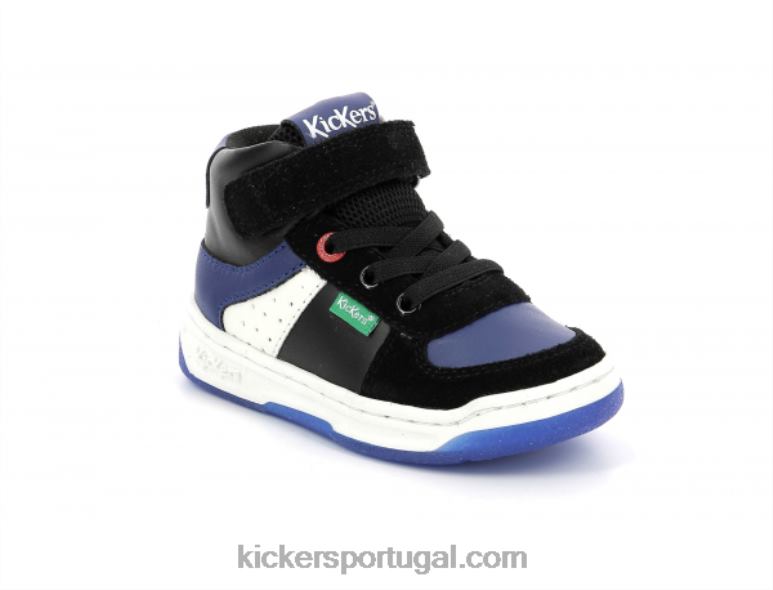 kickers_kickalien_preto_azul_branco_v24th1005_criancas.jpg Kickers kickalien preto azul branco V24TH1005 crianças - Image 1