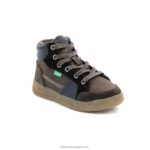Kickers kickosta marrom escuro marinho V24TH961 crianças - Image 2