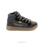 Kickers kickosta marrom escuro marinho V24TH961 crianças - Image 3