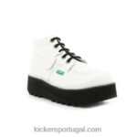 Kickers kickplatform branco V24TH276 mulheres
