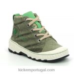 Kickers kickrup verde caqui V24TH932 crianças