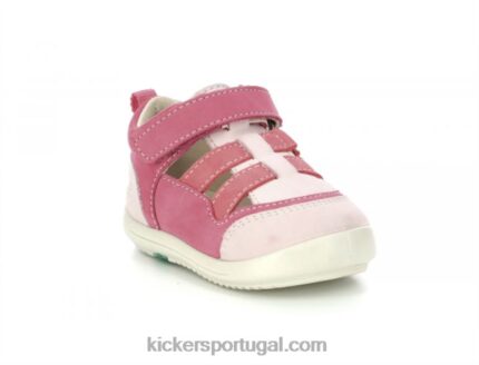 Kickers klony rosa tricolor V24TH420 crianças