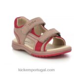 Kickers laranja bege platino V24TH405 crianças
