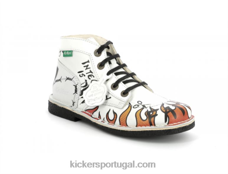 kickers_legendknew_grafite_branco_v24th279_mulheres.jpg Kickers legendknew grafite branco V24TH279 mulheres - Image 1