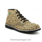 Kickers legendknew leopardo bege V24TH259 mulheres