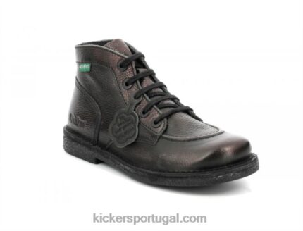 Kickers lendaknew estanho marrom V24TH267 mulheres
