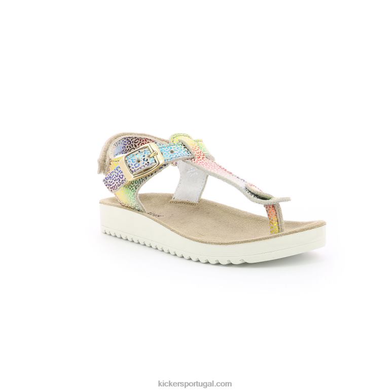 Kickers leopardo multicolor bege odysse V24TH747 crianças - Image 2