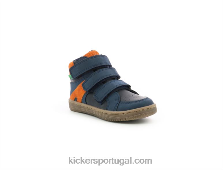 kickers_lohan_marinho_laranja_v24th957_criancas.jpg Kickers lohan marinho laranja V24TH957 crianças - Image 1