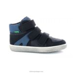 Kickers lohan preto brilhante V24TH955 crianças - Image 3