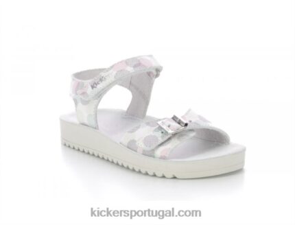 Kickers odyssa white dots multico V24TH431 crianças