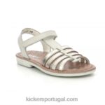 Kickers ouro branco cosmético V24TH484 crianças
