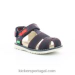 Kickers pepster vermelho marinho V24TH741 crianças