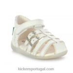 Kickers perfo branco bigkro V24TH534 crianças