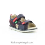 Kickers pimenta vermelha marinha V24TH708 crianças