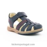 Kickers platina marinha V24TH497 crianças