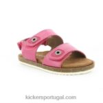 Kickers primeiro rosa V24TH737 crianças