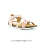 Kickers réptil cor de rosa V24TH734 crianças