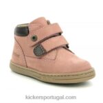 Kickers rosa claro pegajoso V24TH909 crianças