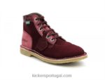 Kickers ruibarbo vermelho kicklegend V24TH278 mulheres