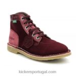 Kickers ruibarbo vermelho kicklegend V24TH278 mulheres