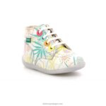 Kickers sol branco bonzip-2 V24TH777 crianças - Image 2