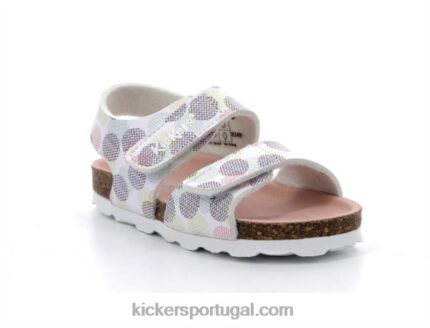 Kickers Summerkro white dots multico V24TH634 crianças