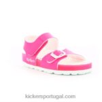 Kickers sunkro rosa branco V24TH760 crianças