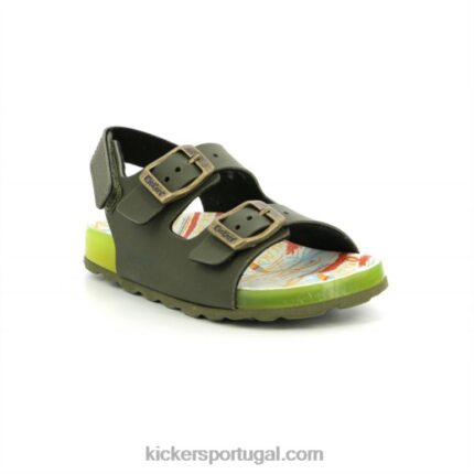 Kickers sunyva cáqui amarelo surf V24TH515 crianças