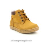 Kickers tackland camelo marrom V24TH900 crianças