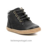 Kickers tackland preto V24TH856 crianças