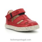 Kickers tractus vermelho marinho V24TH461 crianças