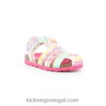Kickers verão bronzeado branco multico étnico V24TH406 crianças