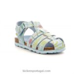 Kickers verão bronzeado luz do sol azul V24TH608 crianças