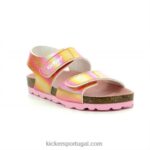 Kickers verãokro arco-íris rosa V24TH657 crianças