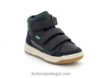 Kickers verde marinho kroisy V24TH940 crianças
