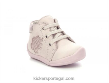 Kickers waouk rosa claro metalizado V24TH887 crianças